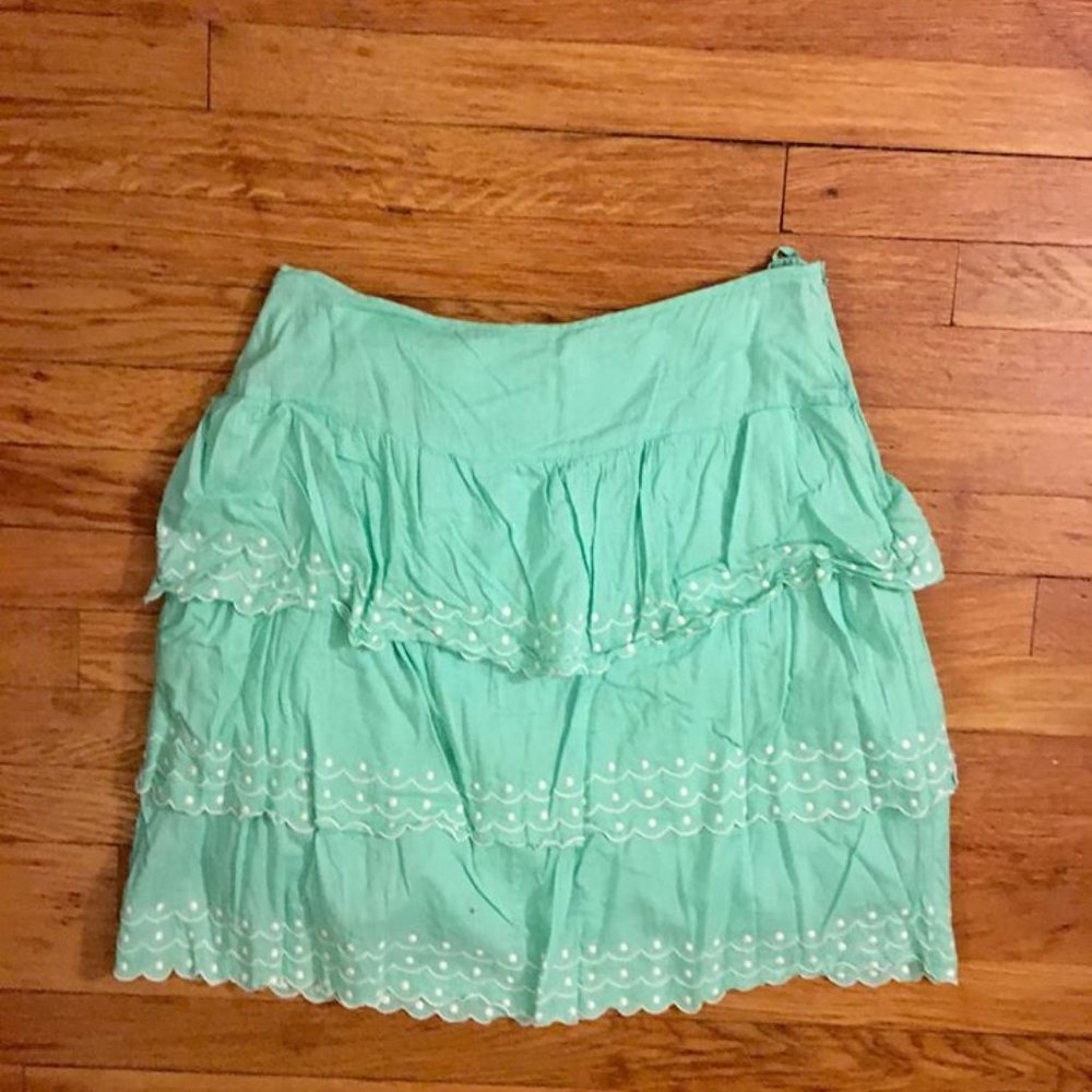 Anthropology IPSA Layered Scallop Skirt | Size 8